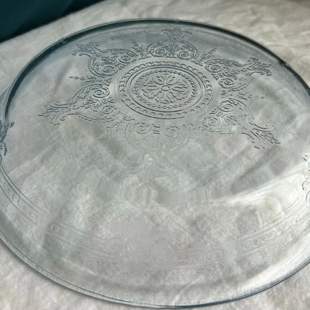 Fire King Sapphire Blue Philbe Pie Dish